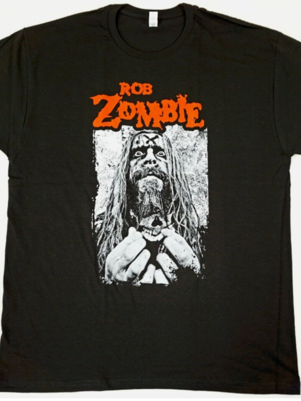 rare ROB ZOMBIE Heavy Metal Rock Horror Tee Adult Men's Black New xxl